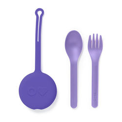 Omie Baby Set with Fork in Case 3pcs