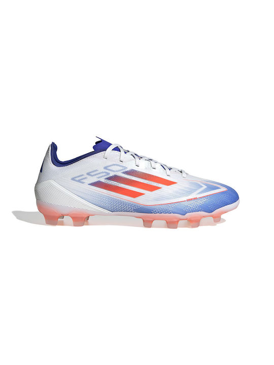 Adidas F50 PRO MG Niedrig Fußballschuhe mit Stollen Cloud White / Solar Red / Lucid Blue