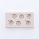 Silicone Mold for Creating Halloween Pumpkins 11.3x5.8x1.3cm
