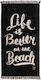 Greenwich Polo Club Beach Towel 90x170 White Bl...