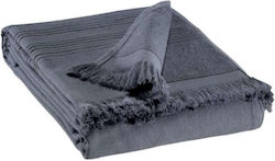 Vivaraise Beach Towel Cotton Black Vivaraise Beach Towel Cotton Black