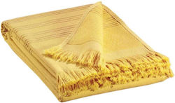 Vivaraise Beach Towel Cotton Yellow Vivaraise Beach Towel Cotton Yellow