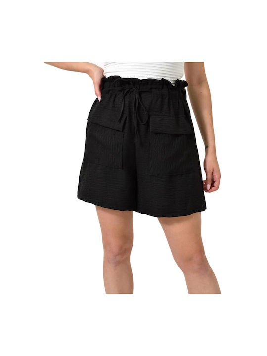 Potre Women's Linen Shorts black