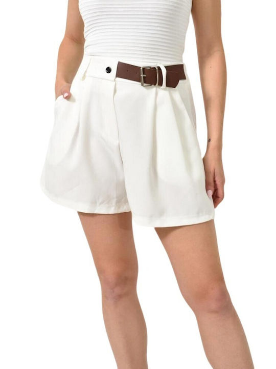 Potre Women's High-waisted Shorts White