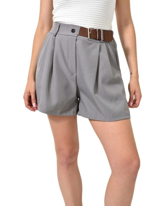 Potre Women's High-waisted Shorts Grey