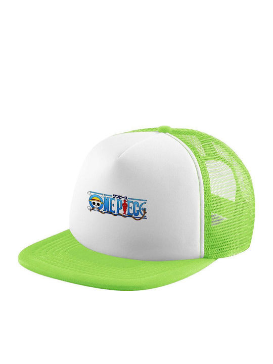 Onepiece Logo Jockey mit Netz Grün