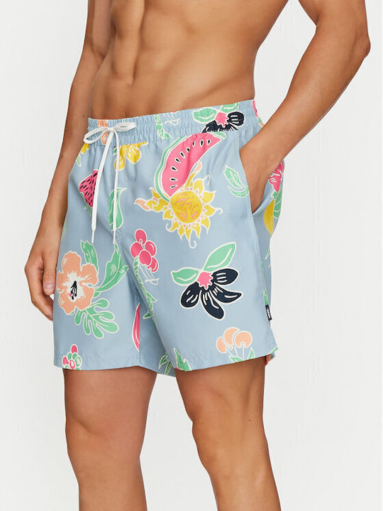 Vans Men's Swimwear Shorts Blue with Patterns