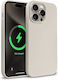 Crong Color Back Cover Σιλικόνης Γκρι (iPhone 15 Pro Max)