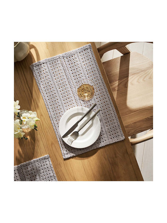 Gofis Home Σουπλά Υφασμάτινο Μωβ 50x32cm Gofis Home Σουπλά Υφασμάτινο Μωβ 50x32cm