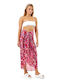 Verde Rotes Damen Pareo