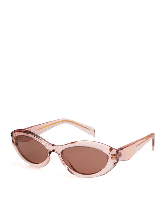 Prada Damen Sonnenbrille mit Rosa Kunststoff Ge...