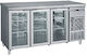Inoxcon Frigider Inoxidabil de Banc cu Sertar și Unitate de Răcire L331xl70xH86cm
