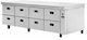 Inoxcon Commercial Refrigerator with Drawer L203xD70xH63cm