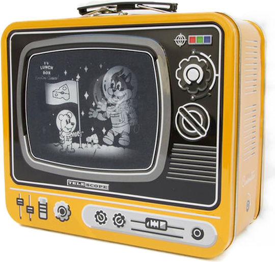 Cutie de prânz metalică Retro TV Suck Uk Sk Lunchtv4