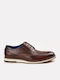 Leder Herren Oxfords Braun