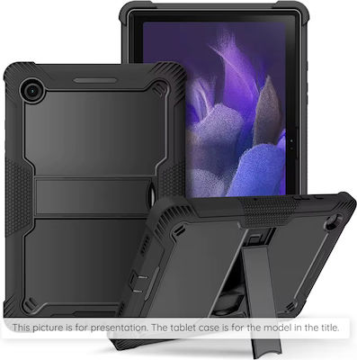 Techsuit Screen Protector Umschlag Rückseite Stoßfest Schwarz iPad Pro 12.9 (2018 / 2020 / 2021 / 2022)