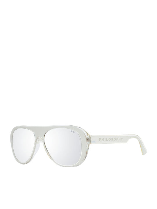 Lozza Men's Sunglasses with Gray Plastic Frame and Blue Lens SL4255V 880X