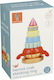 Orange Tree Toys Jucărie de Stivuire din Lemn pentru 18++ Luni