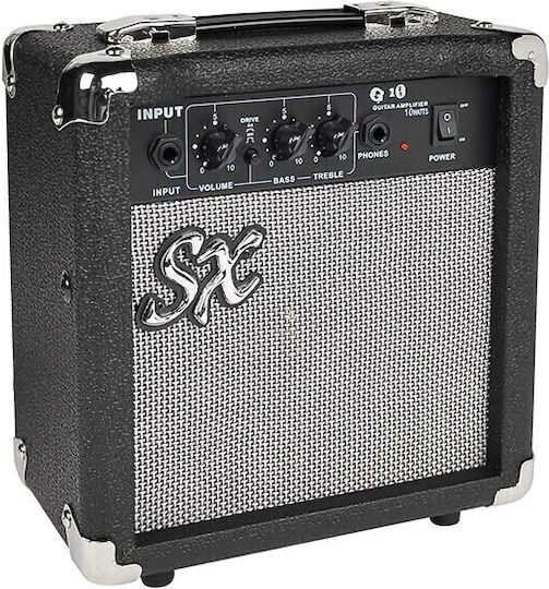 SX Guitars Combo Ενισχυτής Ηλεκτρικής Κιθάρας 10W Μαύρος