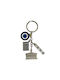 Tourist Keychain Souvenir - Set of 12pcs - Evil Eye Greece - 280082 - 280082