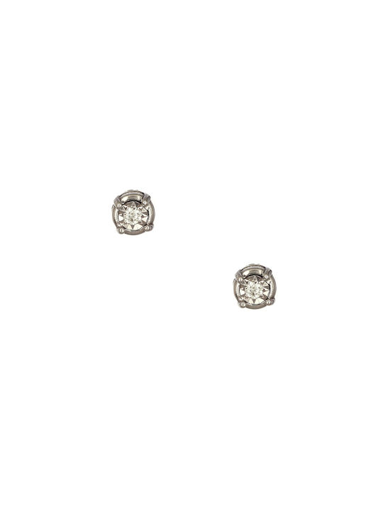 Earrings made of Platinum with Diamond