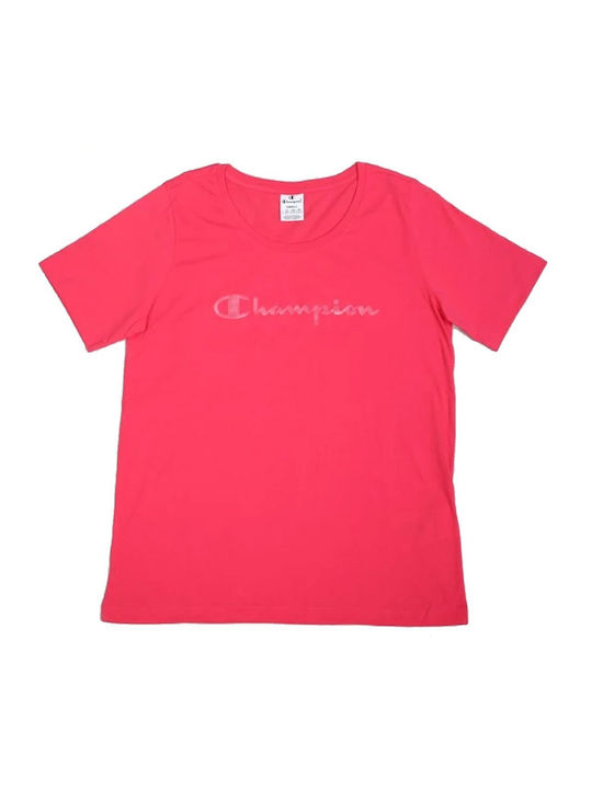 Champion Crewneck Femeie Tricou Pink