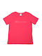 Champion Crewneck Women's T-shirt Pink
