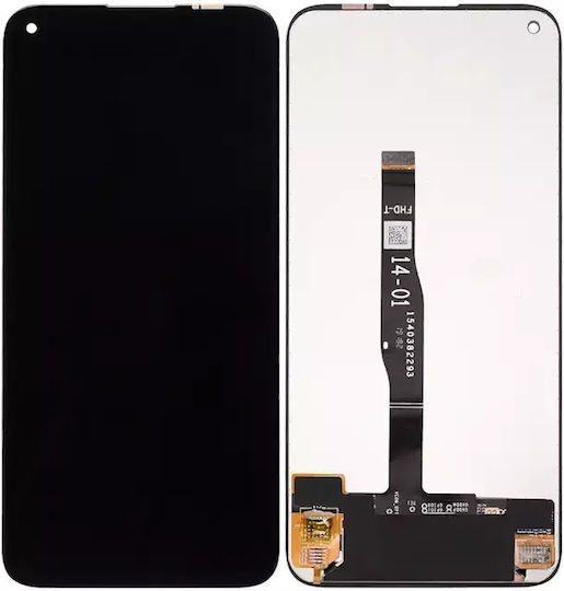 Οθόνη με Μηχανισμό Αφής για Huawei P40 Lite (Μαύρο)