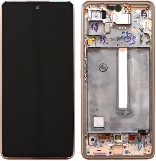 Samsung Screen with Touch Mechanism for Samsung A536B Galaxy A53 5G (Orange)