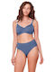 Triumph Underwire Bikini Swim Top Summer Allure W Sd with Adjustable Straps Blue 10214740-3872