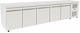Inoxcon Commercial Refrigerator with Drawer L278xD60xH86cm