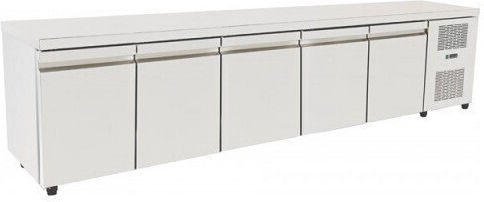 Inoxcon Commercial Refrigerator with Drawer L278xD60xH86cm