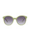 Vans Rise & Shine Women's Sunglasses with Green Plastic Frame and Gray Gradient Lens VN000HEECR0