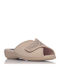 Flache Sandalen für Damen Anatomisch in Beige Farbe