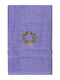 Silk Fashion Facecloth 50x100cm Purple