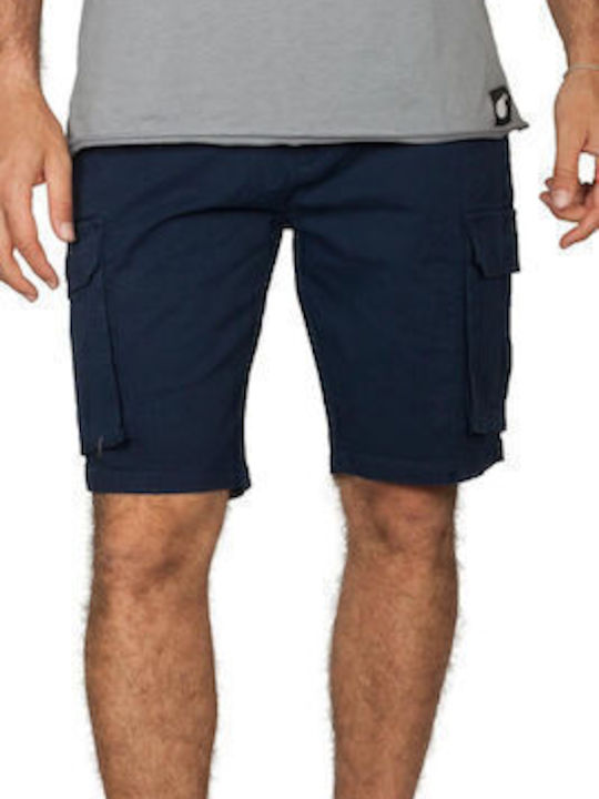 H Milano Men's Shorts Cargo Navy Blue