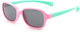 Techsuit Sunglasses Polarised 8192-c3 Babies Pink Green