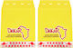 Autoline Λασπωτήρες Αυτοκινήτου 11096 Dakar Κίτρινο 35x25cm 2τμχ