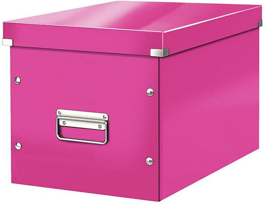 Κουτι Leitz 6109 Αρχειοθ 24x24x25 Wow 23 Pink