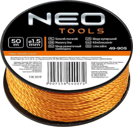 Neo Tools Seil mit Länge 50m