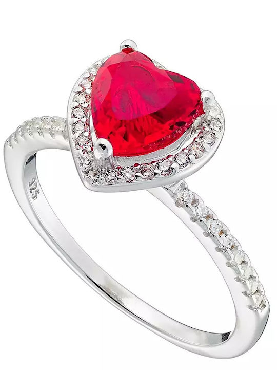 Oxzen Ring with Zircon made of Silver