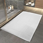 Το μεγάλο παζάρι Hotel Bathroom Mat White 50x70cm