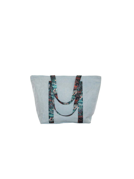 Summertiempo Beach Bag Light Blue