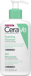 Cerave Foaming Cleanser Gel Καθαρισμού Κανονικό Έως Λιπαρό Δέρμα 236ml