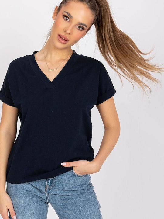 BFG Γυναικείο T-shirt Navy Μπλε