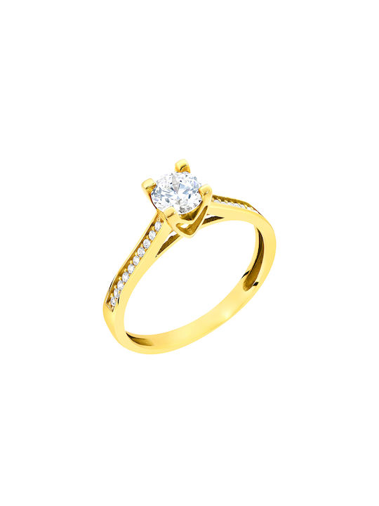 Single Stone from Gold 14K