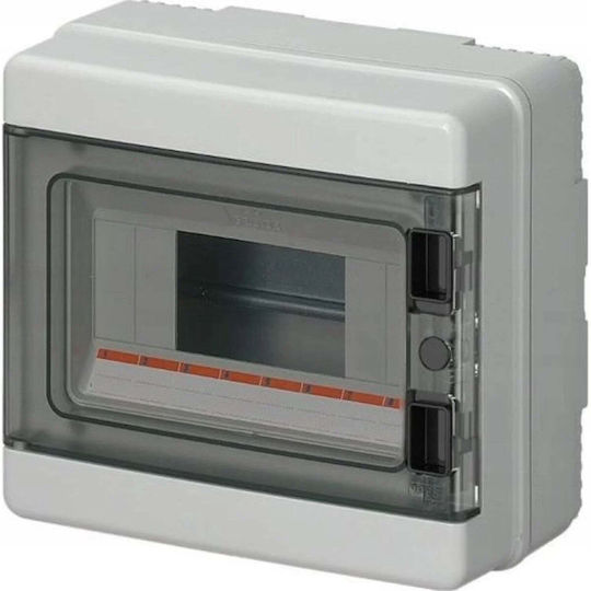 Elettrocanali Elektrischer Sicherungskasten Wandmontage, Wasserdicht, 1 Reihe, 12 Elemente