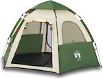 vidaXL Σκηνή Camping Πράσινη για 4 Άτομα 260x217x150εκ.