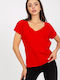 BFG Γυναικείο T-shirt Κόκκινο