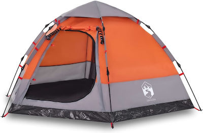 vidaXL Σκηνή Camping Πορτοκαλί για 4 Άτομα 273x273x129εκ.